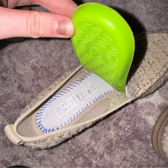 Rothy's Women’s 8 The Lug Loafer Snowcap Bouclé Cream Slip On Shoes - Picture 5 of 6